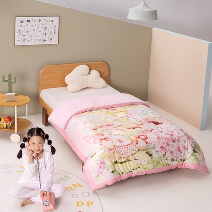 91家纺网 家纺一手货源 找家纺 （总）艾佳宝贝 2023新款针织棉大版豆豆安抚被