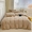 91家纺网 家纺一手货源 找家纺 昊川 2024新款兔毛绒牛奶绒加厚保暖四件套 温柔咖