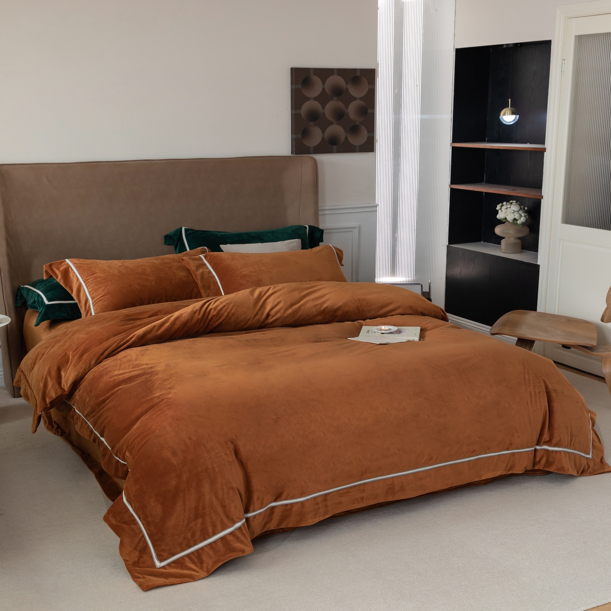 91家纺网 家纺一手货源 找家纺 23加厚轻奢皮草绒四件套牛奶绒珊瑚绒法兰绒婴儿绒兔毛绒床单被套床笠