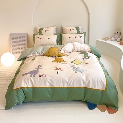 91家纺网 家纺一手货源 找家纺 （总）西西家居 2023新款100支全棉澳棉儿童卡通四件套