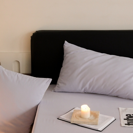 91家纺网 家纺一手货源 找家纺 （总）时光里 2023新款双拼纯色磨毛系列单品枕套