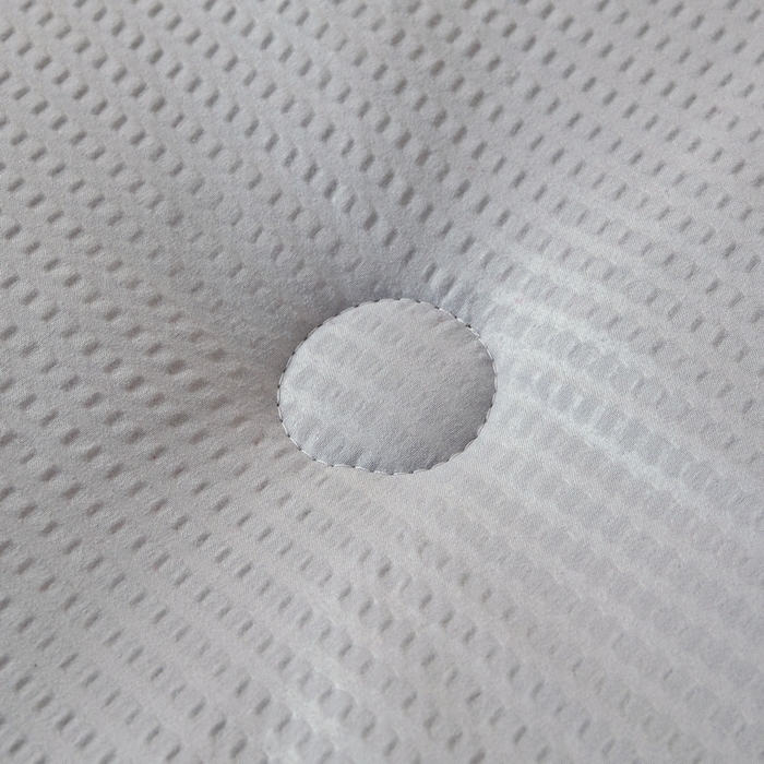 91家纺网 家纺一手货源 找家纺 卡派 2023新款泡泡纱立体无印风被芯冬被四季被 雾霾灰