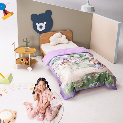 91家纺网 家纺一手货源 找家纺 （总）艾佳宝贝 2023新款针织棉大版豆豆安抚被