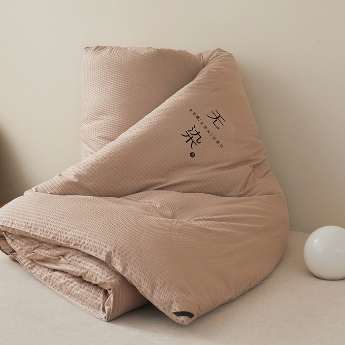 91家纺网 家纺一手货源 找家纺 （总）卡派 2023新款泡泡纱 无染被芯冬被四季被