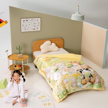 91家纺网 家纺一手货源 找家纺 （总）艾佳宝贝 2023新款针织棉大版豆豆安抚被