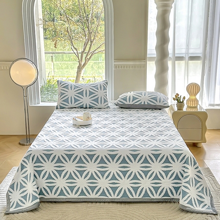 91家纺网 家纺一手货源 找家纺 梦精灵家纺 2023新款加厚舒棉绒提花毛毯 玫瑰绒-米兰