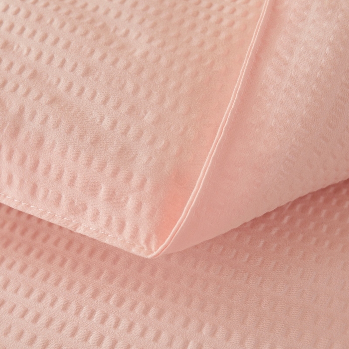 91家纺网 家纺一手货源 找家纺 卡派 2023新款泡泡纱 无染被芯冬被四季被 玉色