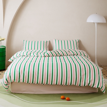 91家纺网 家纺一手货源 找家纺 原研家居 2023新款40支全棉13070印花四件套-野兽派系列 青春