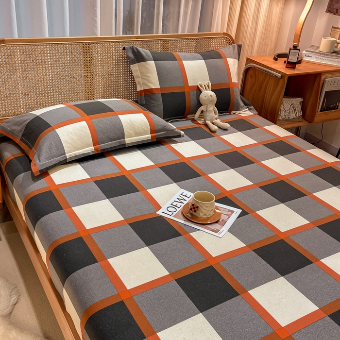 91家纺网 家纺一手货源 找家纺 丝芙妮家居（原乐视家纺） 2024新款全棉磨毛单品床笠 雅里恩