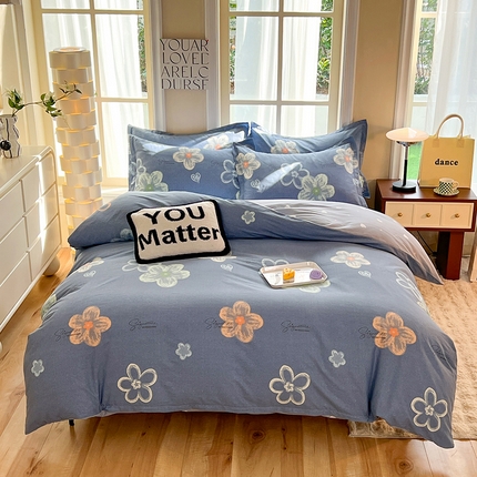 91家纺网 家纺一手货源 找家纺 （总）八十八家纺 2025新款全棉12868床笠款四件套