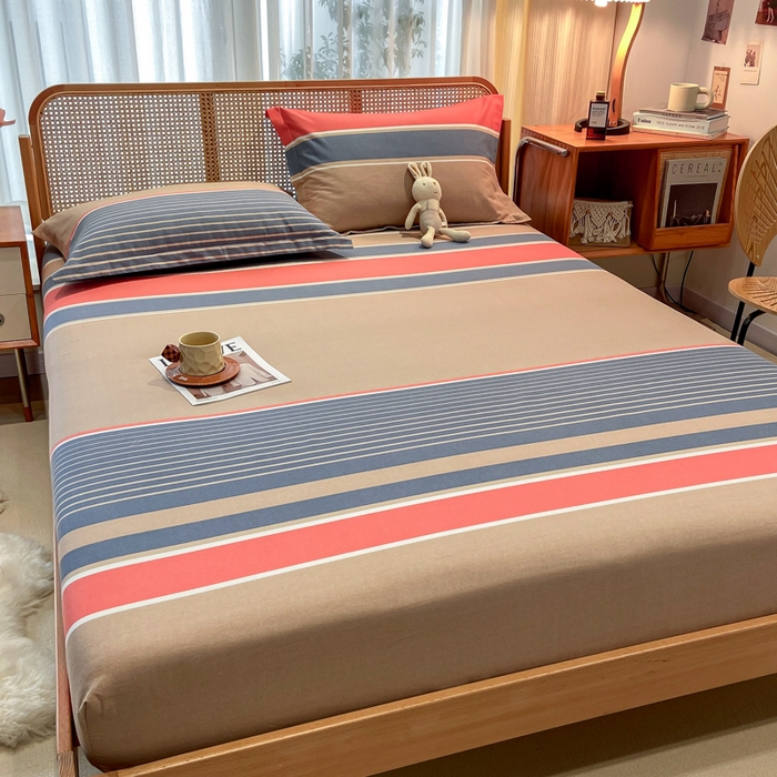 91家纺网 家纺一手货源 找家纺 丝芙妮家居（原乐视家纺） 2024新款全棉磨毛单品床笠 莎曼蒂