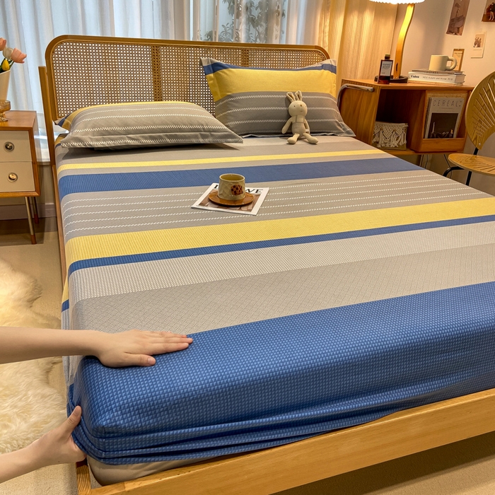 91家纺网 家纺一手货源 找家纺 丝芙妮家居（原乐视家纺） 2024新款全棉磨毛单品床笠 波利亚