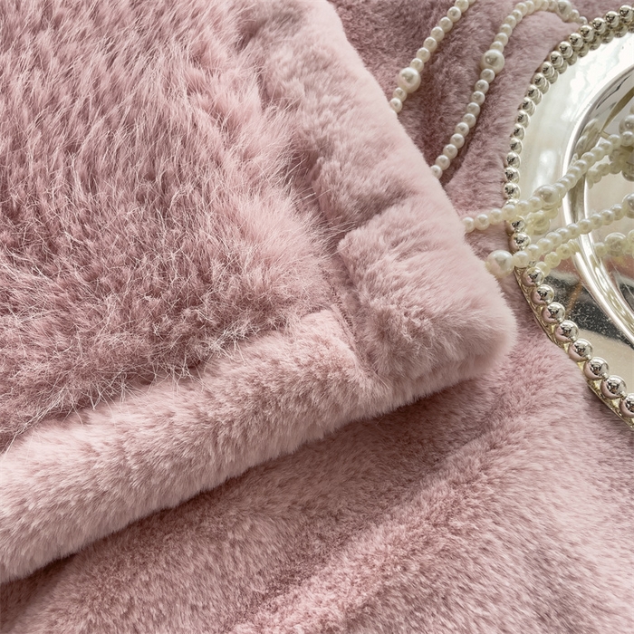 91家纺网 家纺一手货源 找家纺 （总）凯轩毛毛毯毯子网销专供 2024新款公主貂仿皮草毛毯毯子终版