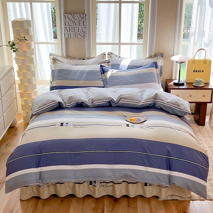 91家纺网 家纺一手货源 找家纺 （总）八十八家纺 2025新款全棉12868床裙款四件套