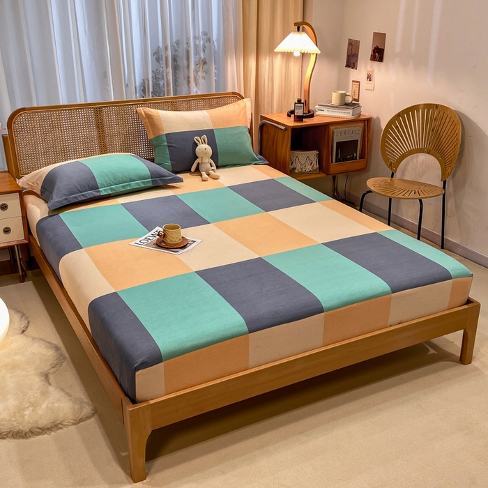 91家纺网 家纺一手货源 找家纺 丝芙妮家居（原乐视家纺） 2024新款全棉磨毛单品床笠 洛卡迪