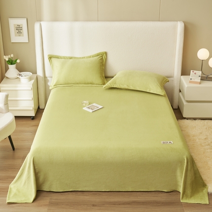 91家纺网 家纺一手货源 找家纺 （总）艾佳 2025新款高克重加厚保暖牛奶绒床单