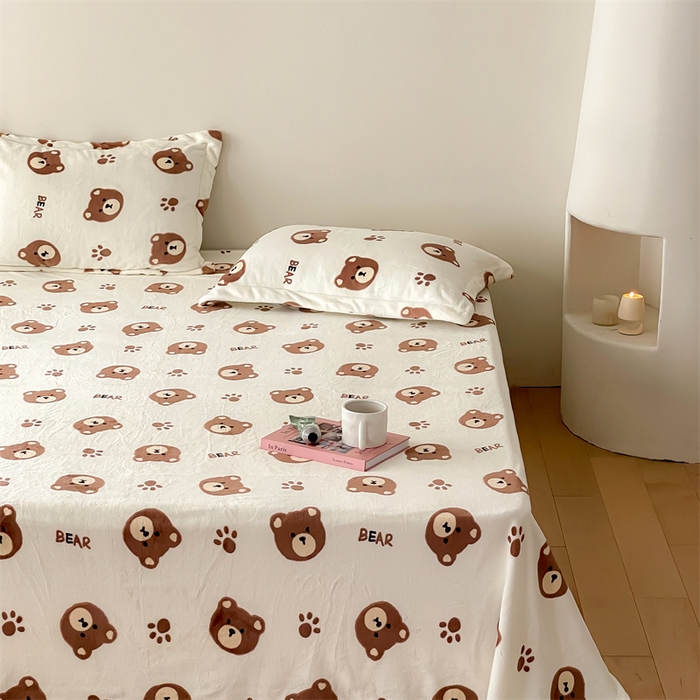 91家纺网 家纺一手货源 找家纺 （总）时光里 2023新款全消光加厚牛奶绒印花单品单枕套