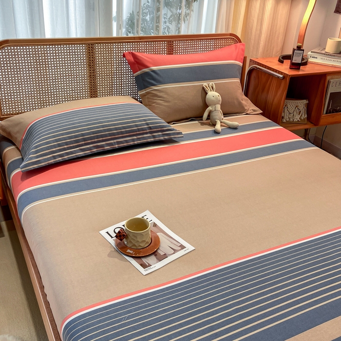 91家纺网 家纺一手货源 找家纺 丝芙妮家居（原乐视家纺） 2024新款全棉磨毛单品床笠 莎曼蒂