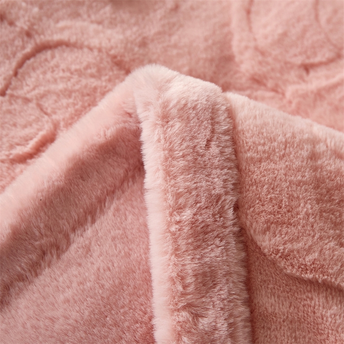 91家纺网 家纺一手货源 找家纺 （总）凯轩毛毛毯毯子网销专供 23新款仿皮草提花毛毯毯子