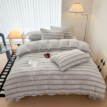 顾里 2023新款兔兔月亮绒套件 软绵灰