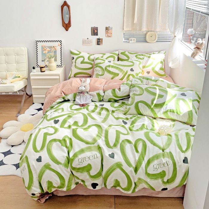 91家纺网 家纺一手货源 找家纺 （总）盛馨家纺 2023新款棉加绒A版高支高密13372全棉加B版加厚宝宝绒牛奶绒床单床笠四件套