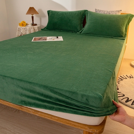 91家纺网 家纺一手货源 找家纺 (总）好阁 2022新款200g牛奶绒单品床笠