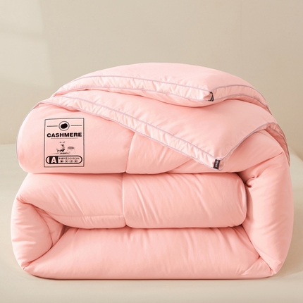 91家纺网 家纺一手货源 找家纺 米洛贝伊 2023新款澳洲进口羊毛抗菌冬被 原色