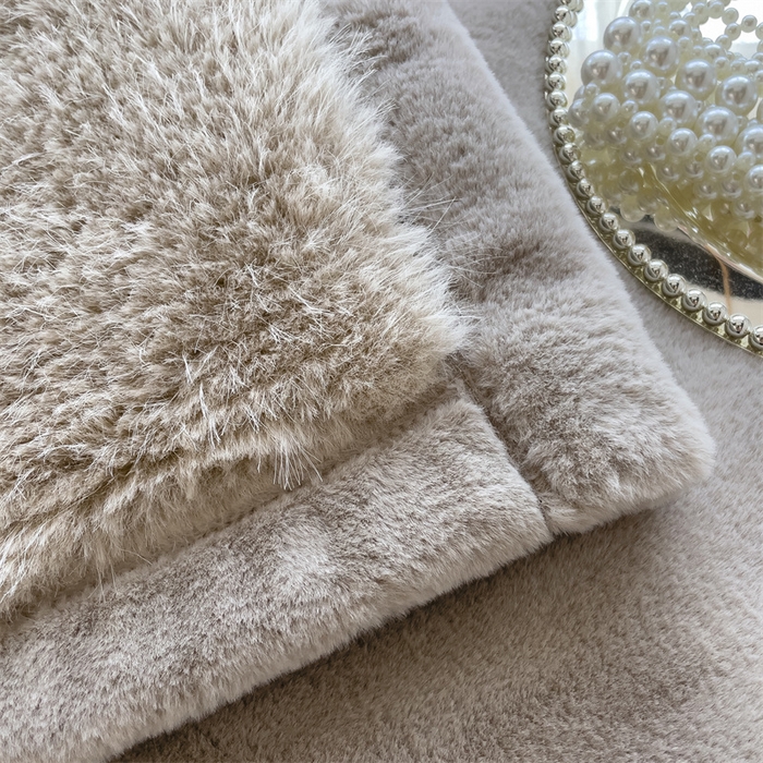 91家纺网 家纺一手货源 找家纺 凯轩毛毛毯毯子网销专供 2024新款公主貂仿皮草毛毯毯子终版 浅咖棕