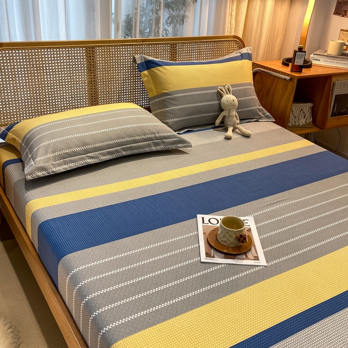 91家纺网 家纺一手货源 找家纺 丝芙妮家居（原乐视家纺） 2024新款全棉磨毛单品床笠 波利亚