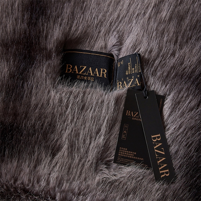 91家纺网 家纺一手货源 找家纺 凯轩毛毛毯毯子网销专供 23新款芭莎仿毛皮毛毯毯子 虎皮灰