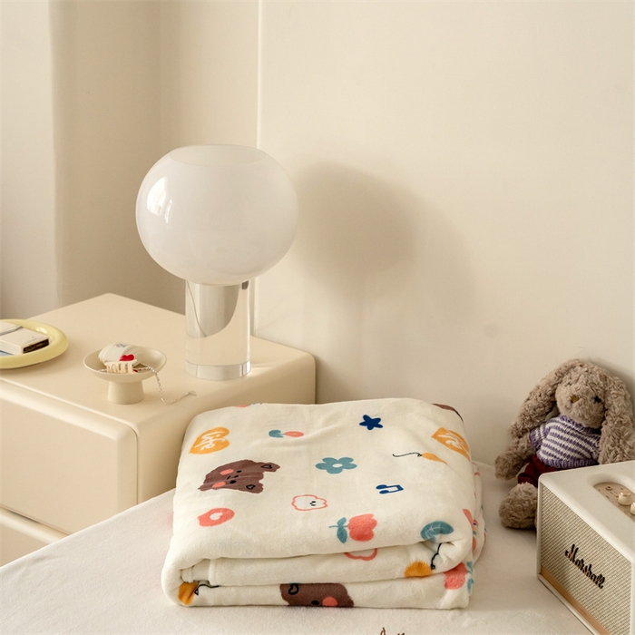 91家纺网 家纺一手货源 找家纺 （总）时光里 2023新款全消光加厚牛奶绒印花单品单床单