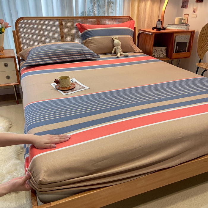 91家纺网 家纺一手货源 找家纺 丝芙妮家居（原乐视家纺） 2024新款全棉磨毛单品床笠 莎曼蒂