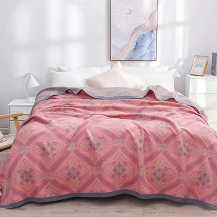 91家纺网 家纺一手货源 找家纺 （总）双梦毛巾 2023新款精梳纱四季多功能盖毯