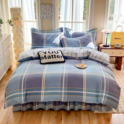 91家纺网 家纺一手货源 找家纺 （总）八十八家纺 2025新款全棉12868床裙款四件套