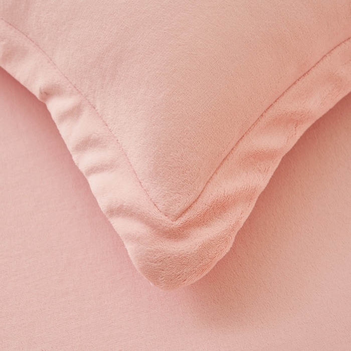 91家纺网 家纺一手货源 找家纺 艾佳 2025新款高克重加厚保暖牛奶绒床单 牛奶绒粉