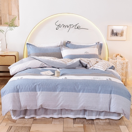 91家纺网 家纺一手货源 找家纺 （总）八十八家纺 2025新款全棉12868床裙款四件套