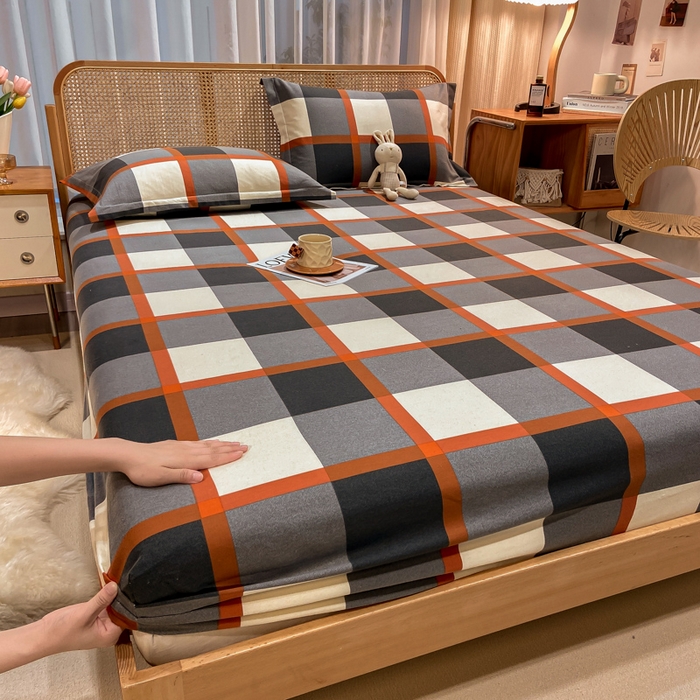 91家纺网 家纺一手货源 找家纺 丝芙妮家居（原乐视家纺） 2024新款全棉磨毛单品床笠 雅里恩