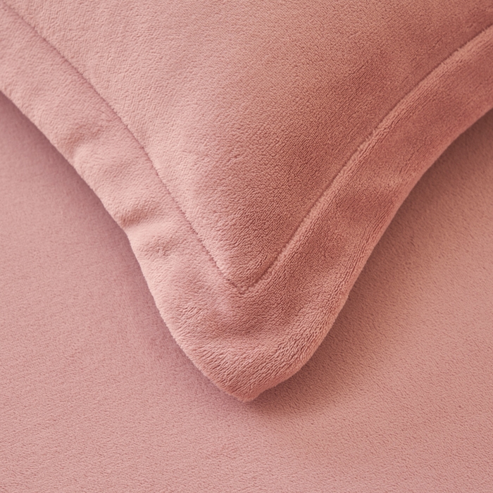 91家纺网 家纺一手货源 找家纺 艾佳 2025新款高克重加厚保暖牛奶绒床单 牛奶绒豆藕