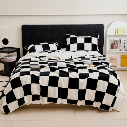 91家纺网 家纺一手货源 找家纺 （总）艾佳 2025新款高克重加厚牛奶绒毛毯系列