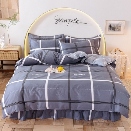 91家纺网 家纺一手货源 找家纺 （总）八十八家纺 2025新款全棉12868床裙款四件套