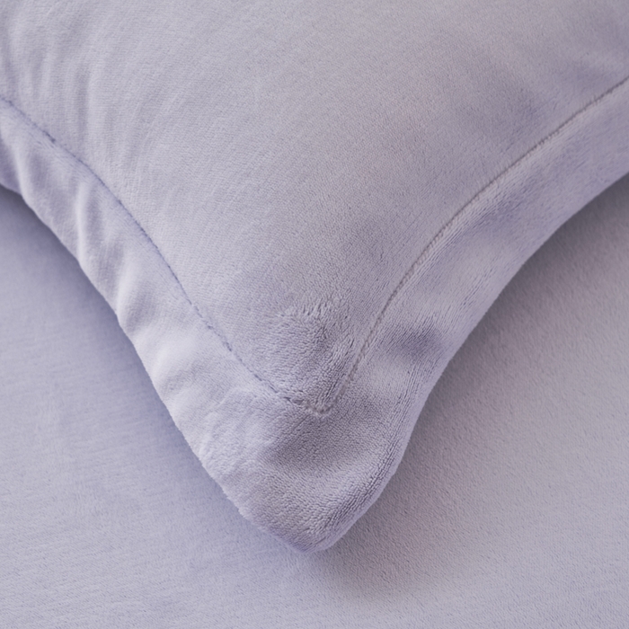 91家纺网 家纺一手货源 找家纺 艾佳 2025新款高克重加厚保暖牛奶绒床单 牛奶绒紫