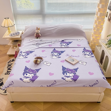 91家纺网 家纺一手货源 找家纺 Mr.pig猪先生2023新款三丽鸥全棉水洗棉旅行隔脏睡袋 圆点玉桂狗