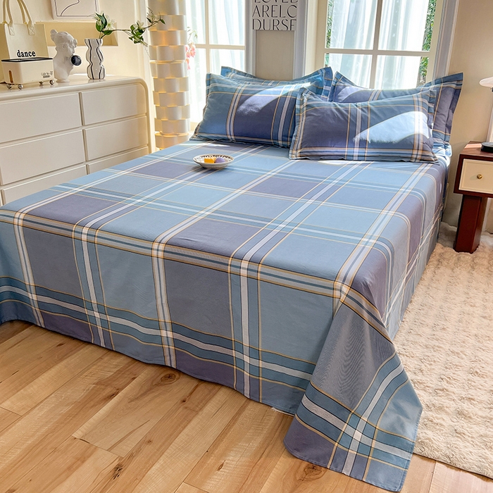 91家纺网 家纺一手货源 找家纺 八十八家纺2025新款全棉12868系列四件套单品床单像素时空