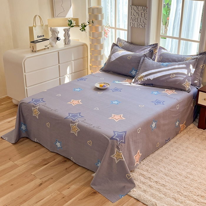 91家纺网 家纺一手货源 找家纺 八十八家纺2025新款全棉12868系列四件套单品床单启明星