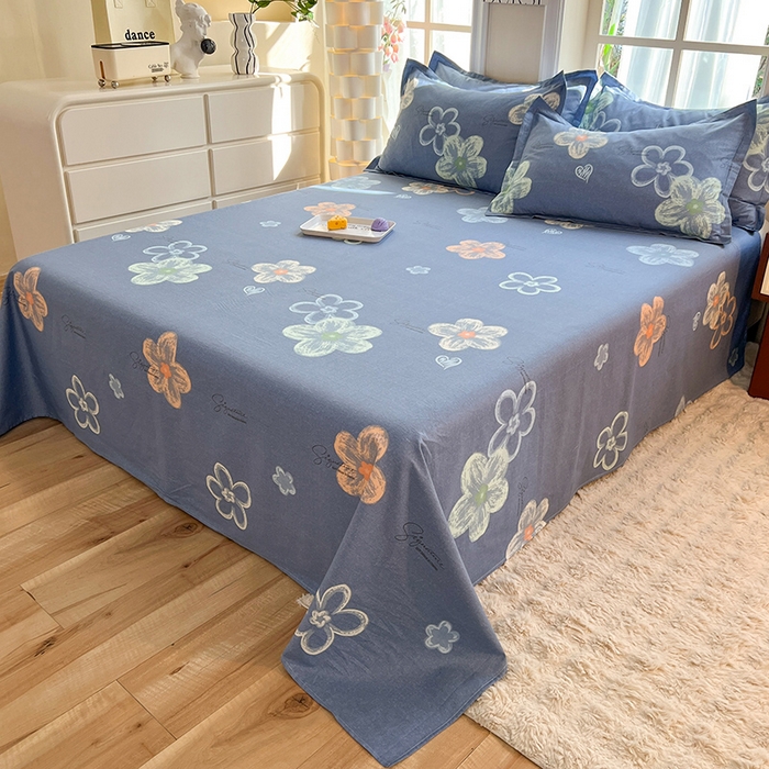 91家纺网 家纺一手货源 找家纺 八十八家纺2025新款全棉12868系列四件套单品床单依美莎