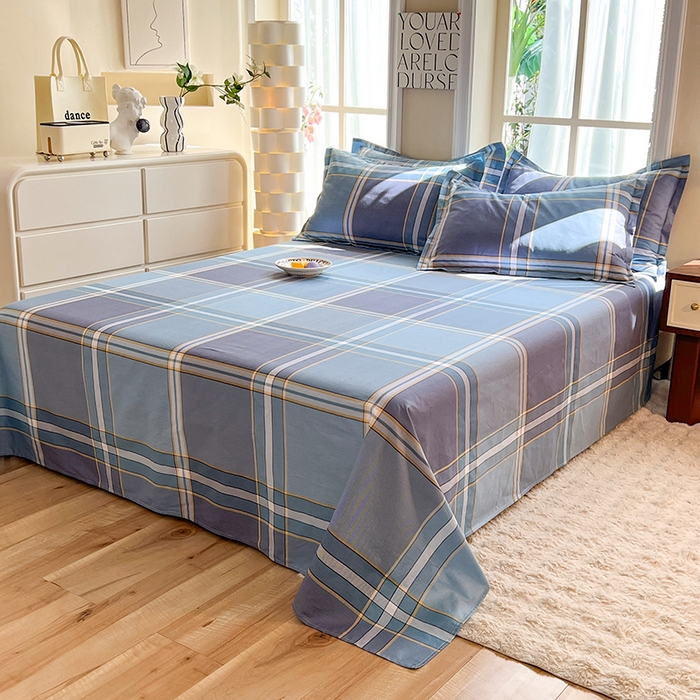 91家纺网 家纺一手货源 找家纺 八十八家纺2025新款全棉12868系列四件套单品床单像素时空