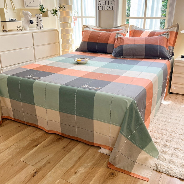 91家纺网 家纺一手货源 找家纺 八十八家纺2025新款全棉12868系列四件套单品床单弗雷德