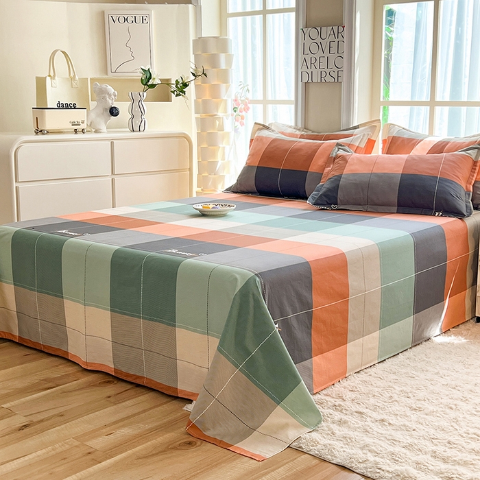 91家纺网 家纺一手货源 找家纺 八十八家纺2025新款全棉12868系列四件套单品床单弗雷德