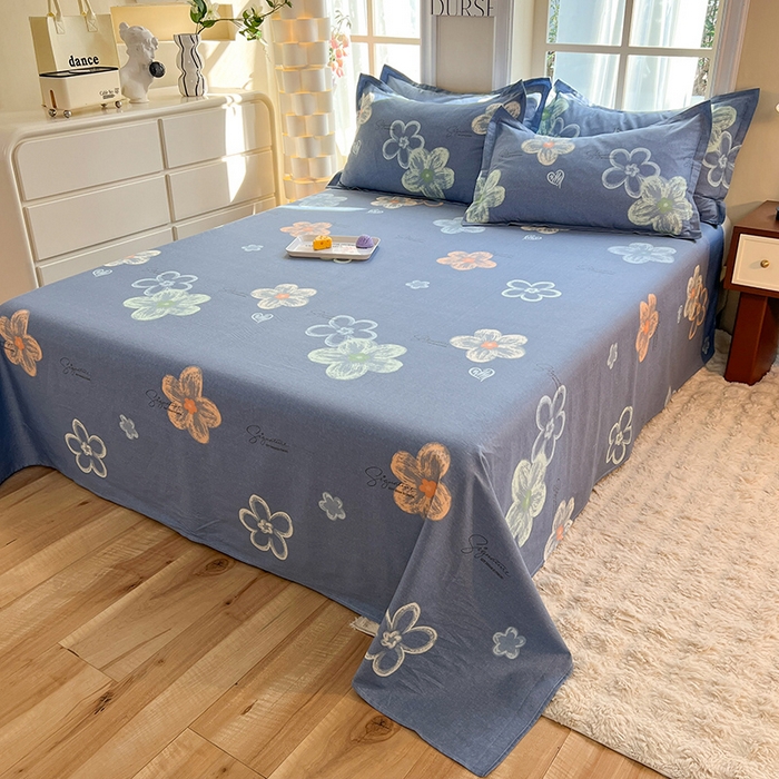 91家纺网 家纺一手货源 找家纺 八十八家纺2025新款全棉12868系列四件套单品床单依美莎