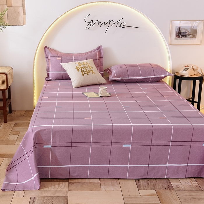 91家纺网 家纺一手货源 找家纺 八十八家纺2025新款全棉12868系列四件套单品床单晴天